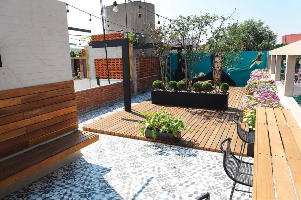 New Mex Inspired Bo-Ho Chic Apartment With Private Patio And Roof Terrace Μεξικό Εξωτερικό φωτογραφία